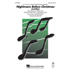 Nightmare Before Christmas (Medley) (arr. Alan Billingsley)